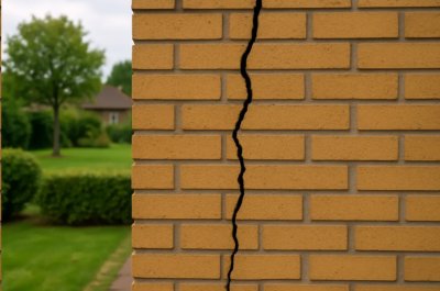 Треснула стена в кирпичном доме – что делать?